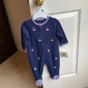 Little Me Nautical Onesie with Hat